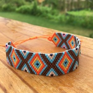 Colorful beaded bracelet